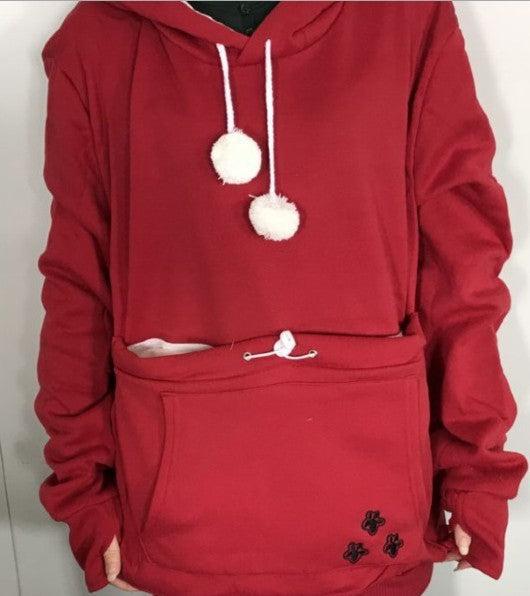 Adorable Hoodies with Pet Pocket for Women - Winter Collection
