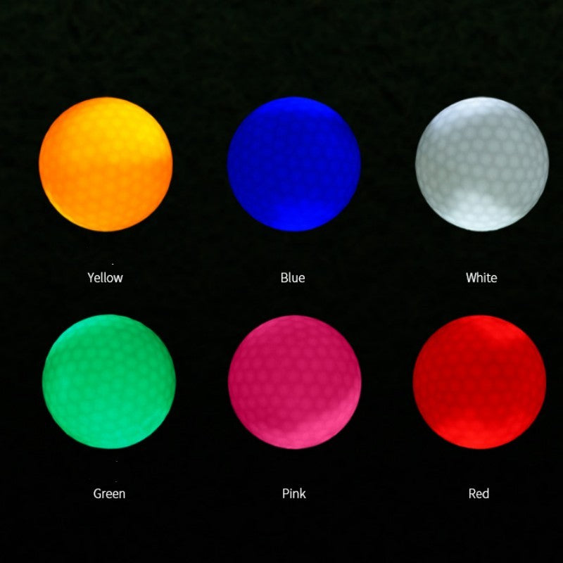 Led golfboll blinkande boll golftillbehör