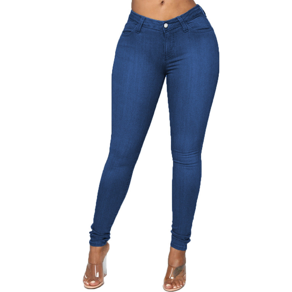 Skinny Jeans Pennbyxor Plus Size