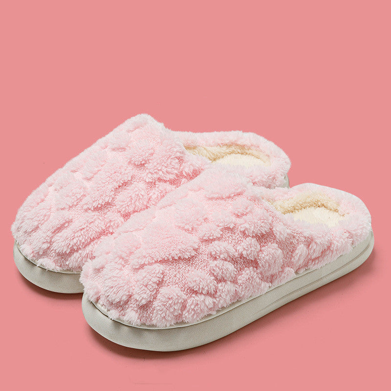 Unisex Soft Plush Winter House Slippers - Cozy Fleece