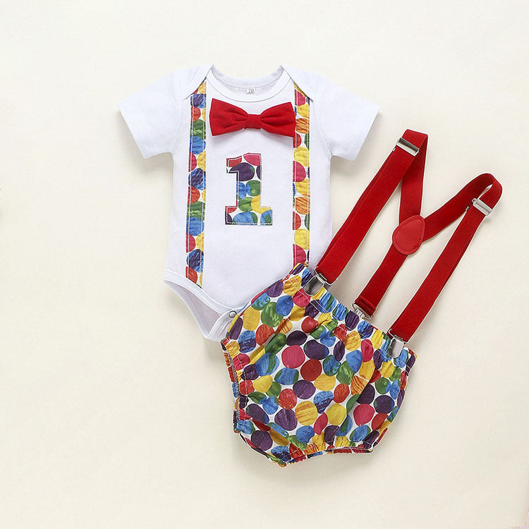 Children's Clothing Summer Collection - Baby Romper Birthday Edition