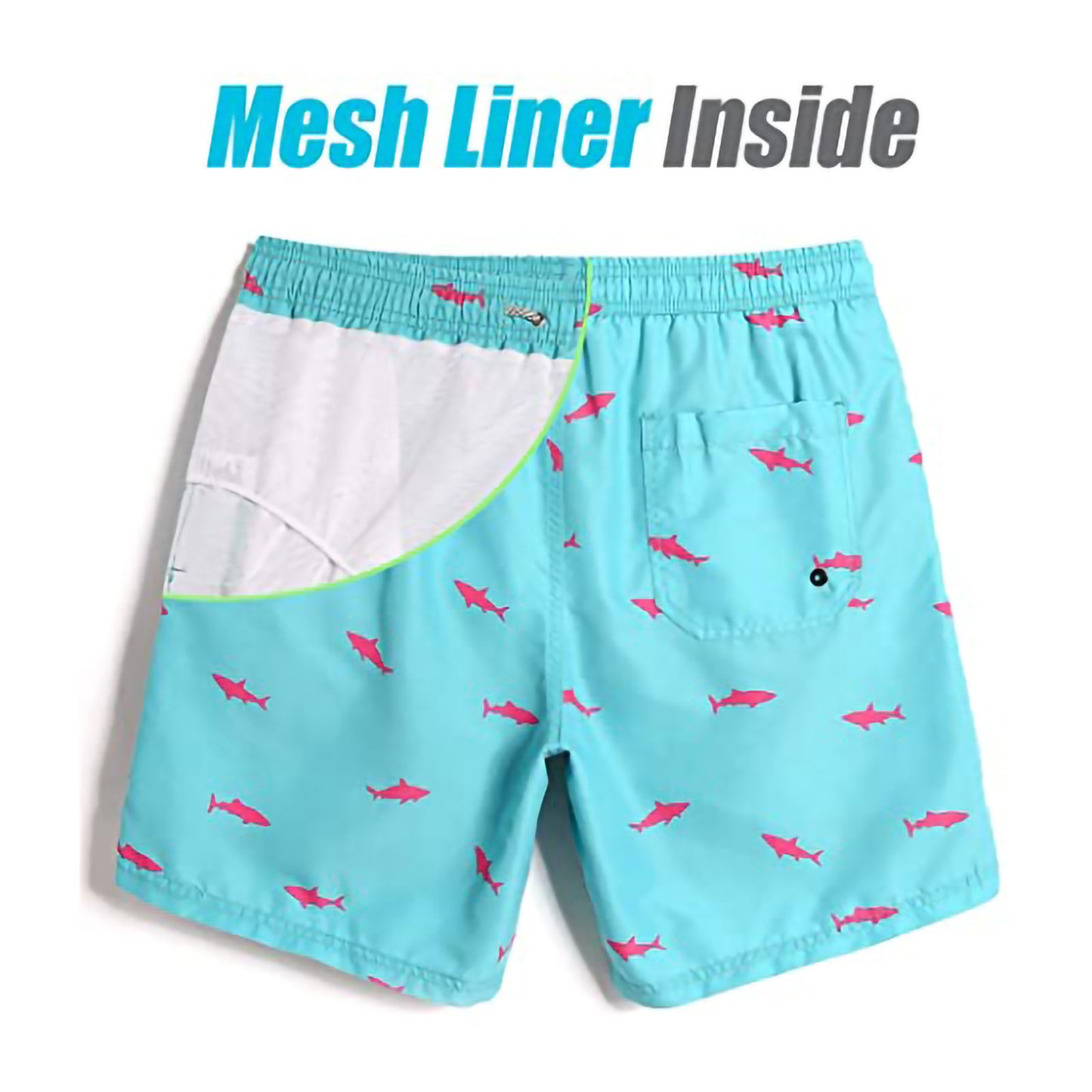 Badkläder för män, strandshorts