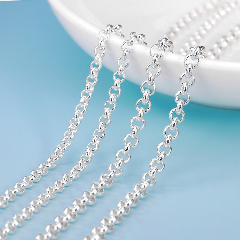 Halsband i sterlingsilver för män och kvinnor