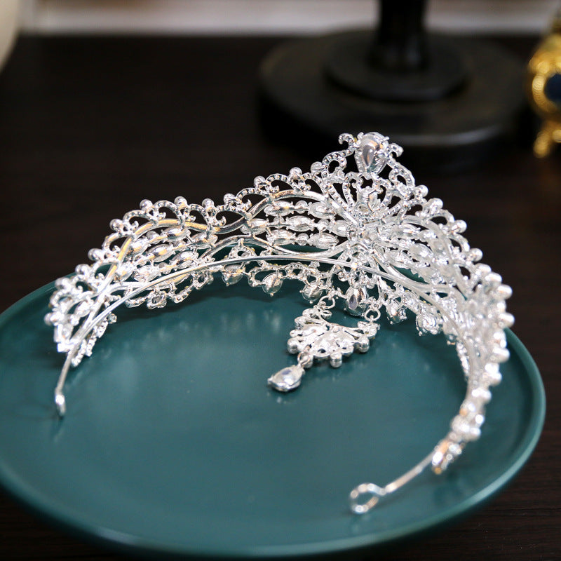 Couronne de mariée baroque, couvre-chef à la mode