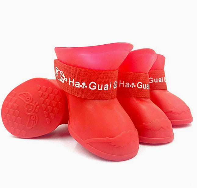 Creative Anti Slip Soft Soled Pet Rain Shoes