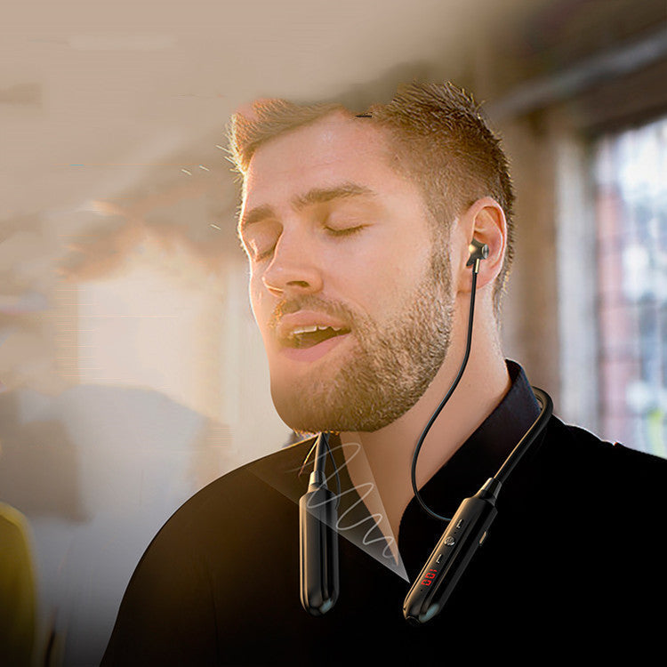 Nackband Bluetooth Headset Trådlöst ljudkort