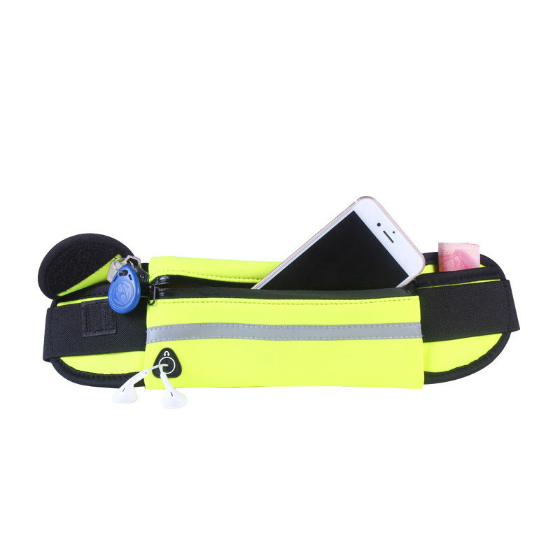 Fitness Midjeväska Med ficka Slim Running Jogging Bälte Fanny Pack Väska För Vandring Cykling Träning Sport Gym
