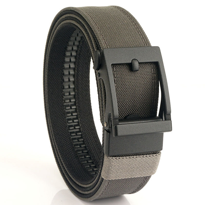 Men's Outdoor Casual Dual-Use Automatic Buckle Belt - Thickened Hardened Double-Layer