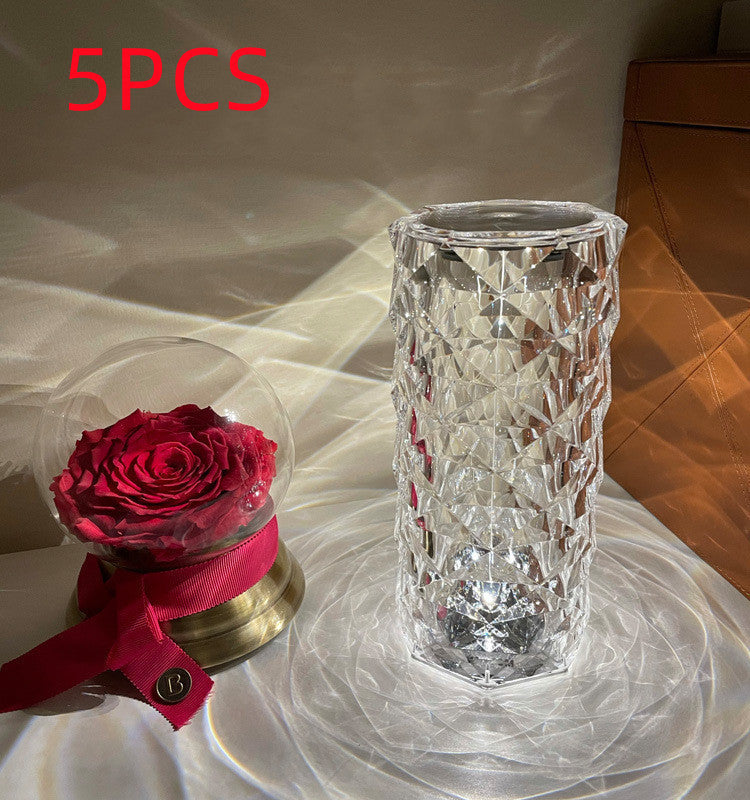 Rose Crystal Sovrum Touch Pétale Nattljus