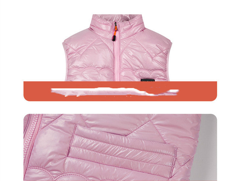 Gilet auto-chauffant pour femme, veste chauffante à trois commandes, chauffage électrique USB durable