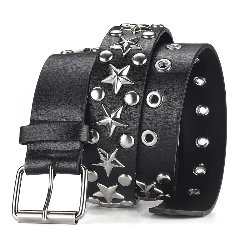 Women's Fashion Needle Buckle Versatile Punk Style Belt - Rebellious Edge