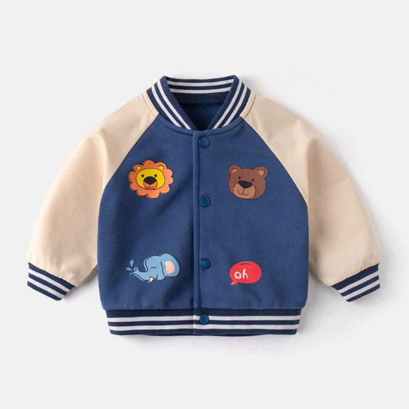 Uniforme de Baseball pour bébé, veste de Style étranger, manteau d'automne