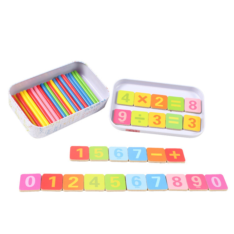 Puzzle d'éducation précoce pour enfants, bâton d'arithmétique, bâton d'apprentissage