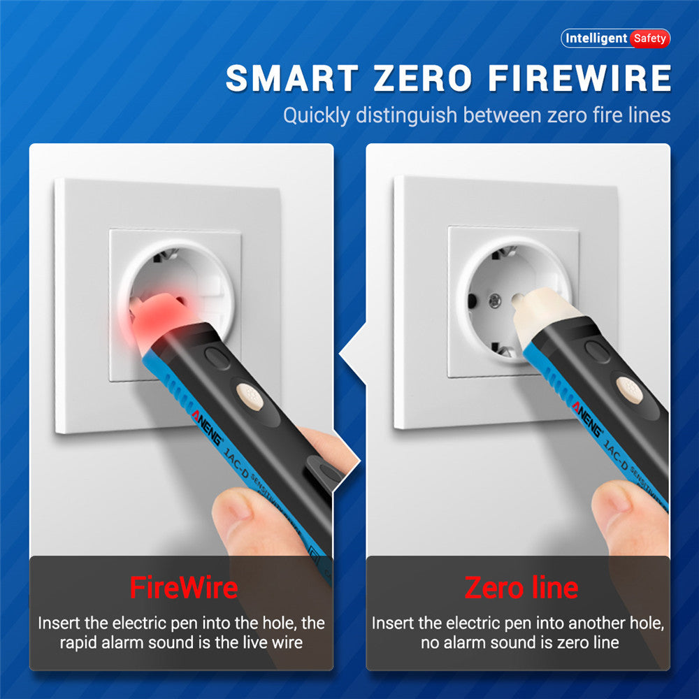 LED Firewire Ljud och Ljus Larm Safety Electric Pen