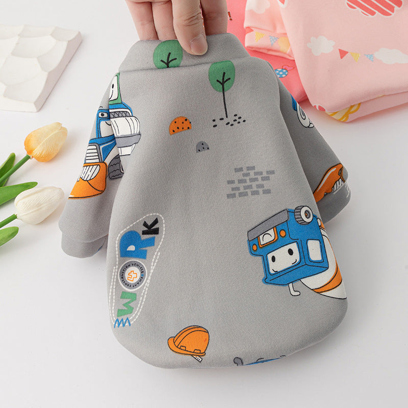 Pull à motif de chien pour vêtements pour animaux de compagnie