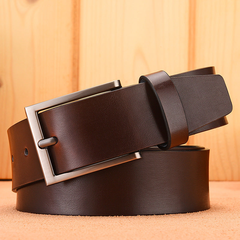 Men's Leather Casual Pin Buckle Belt - Authentic Classic