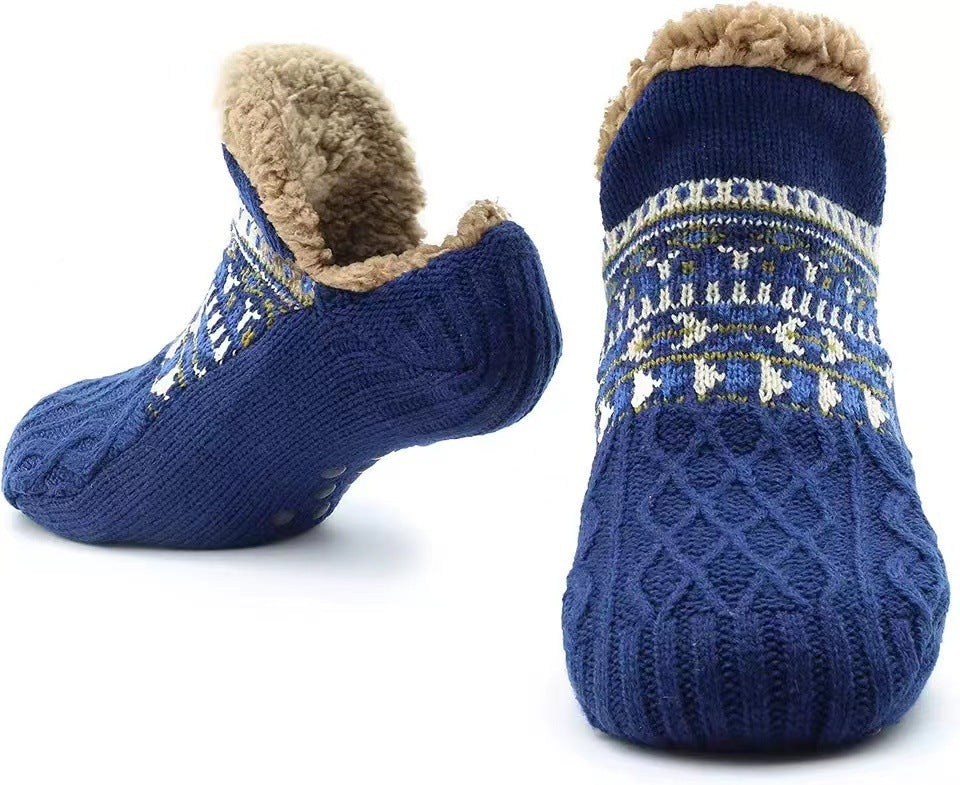 Chaussures et chaussettes traînantes pour hommes d'intérieur