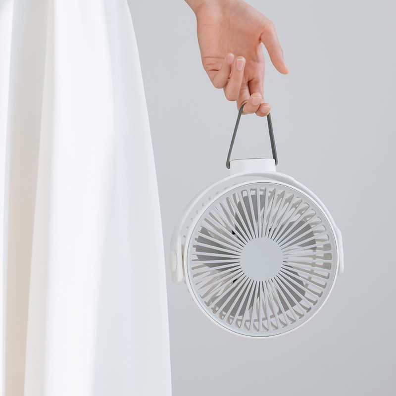 Mini Ceiling Fan Outdoor Tent Fan Desktop Portable USB Rechargeable Fans Fourth Gears Wind for Home Office Bedroom