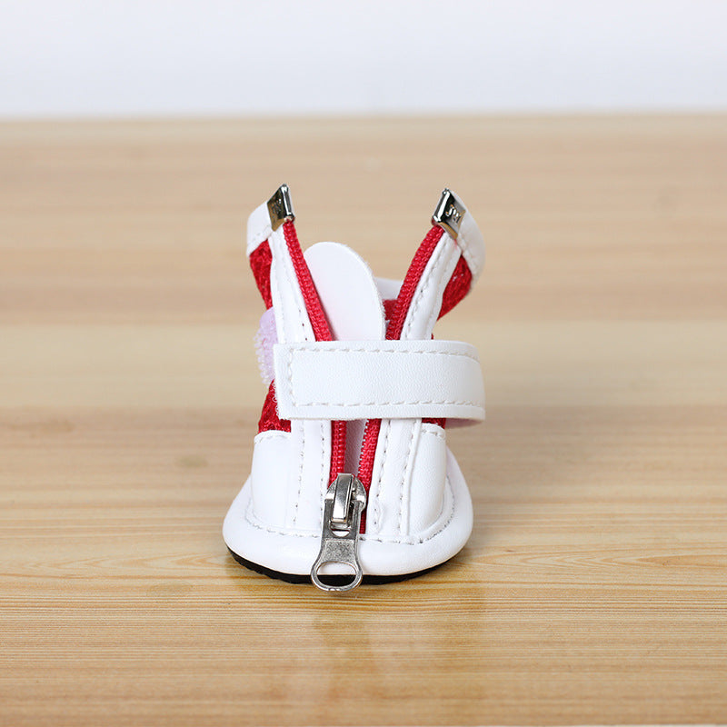 Chaussures de sport en filet pour petits chiens de compagnie