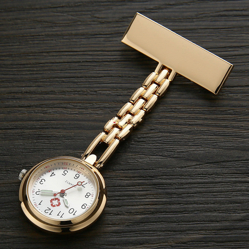 Waterproof Doctor Lettering Chest Watch - Stylish Functional Elegant Reliable Sophisticated Versatile Professional Medical