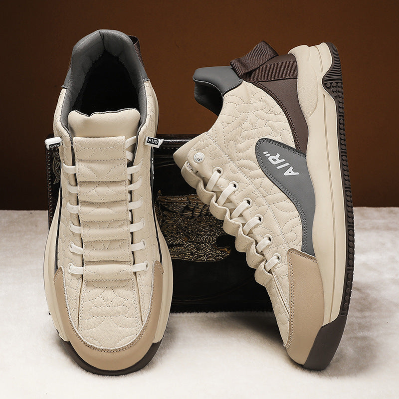 Chaussures rehaussantes à plateforme de sport pour hommes