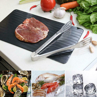 Quick Defrosting Tray Fast Thaw Frozen Food Meat Fruit Quick Defrosting Plate Slice Thaw Tray Master Kitchen Gadget