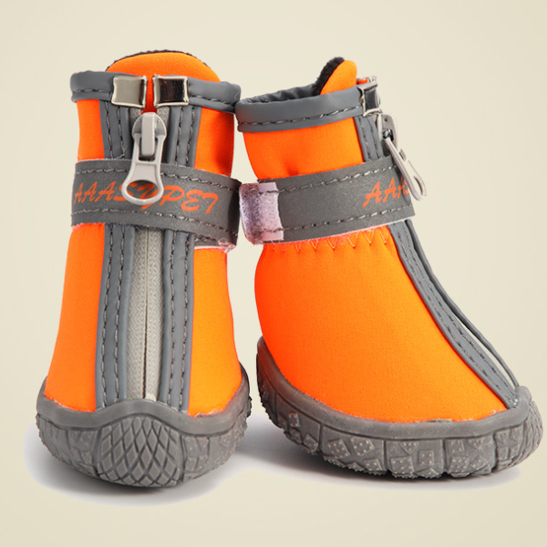 Pet Dog Shoes Vattentäta regnstövlar