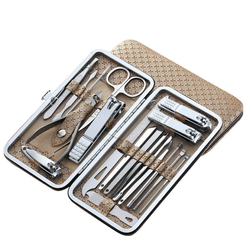 Professional Nail Clipper Set - 8/16/18/19 Pieces Multi-Color Household | Personal Wash Cleaning Care