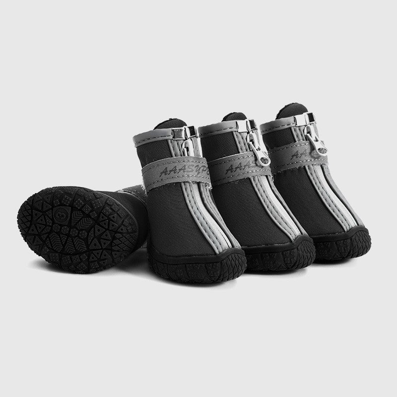 Pet Dog Shoes Vattentäta regnstövlar