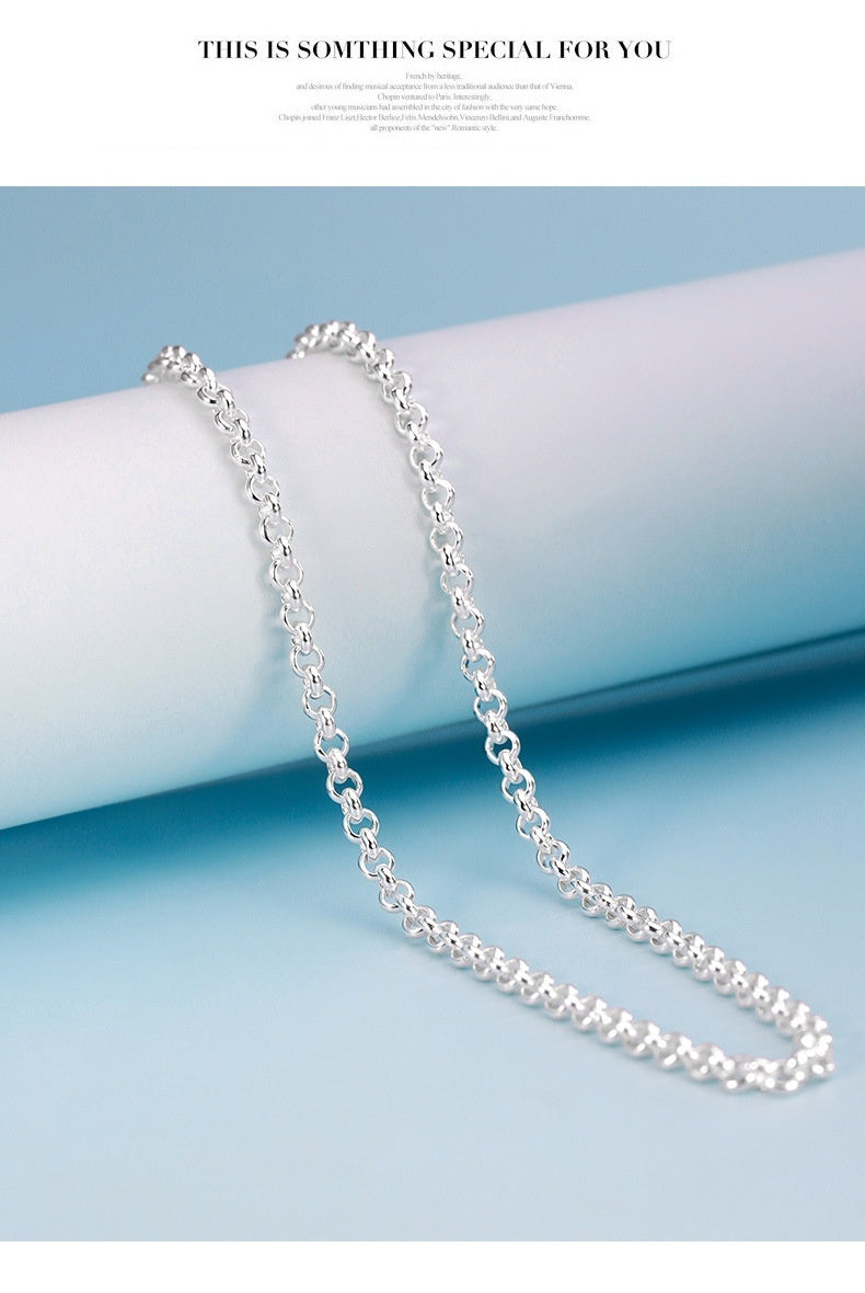 Halsband i sterlingsilver för män och kvinnor