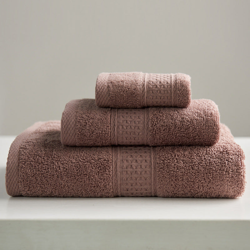Serviette carrée de Style minimaliste, ensemble de serviettes de bain en pur coton