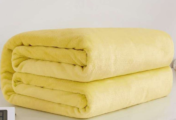 Flanellfilt korall filt