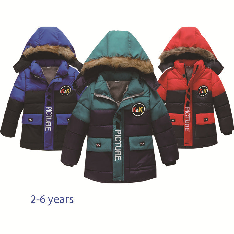 Manteau épaississant pour enfants garçons