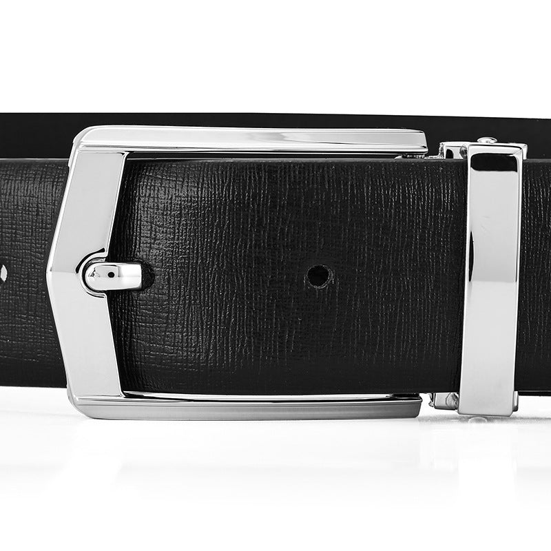 Men's First Layer Cowhide Simplicity Pin Buckle Belt - Authentic Simplicity