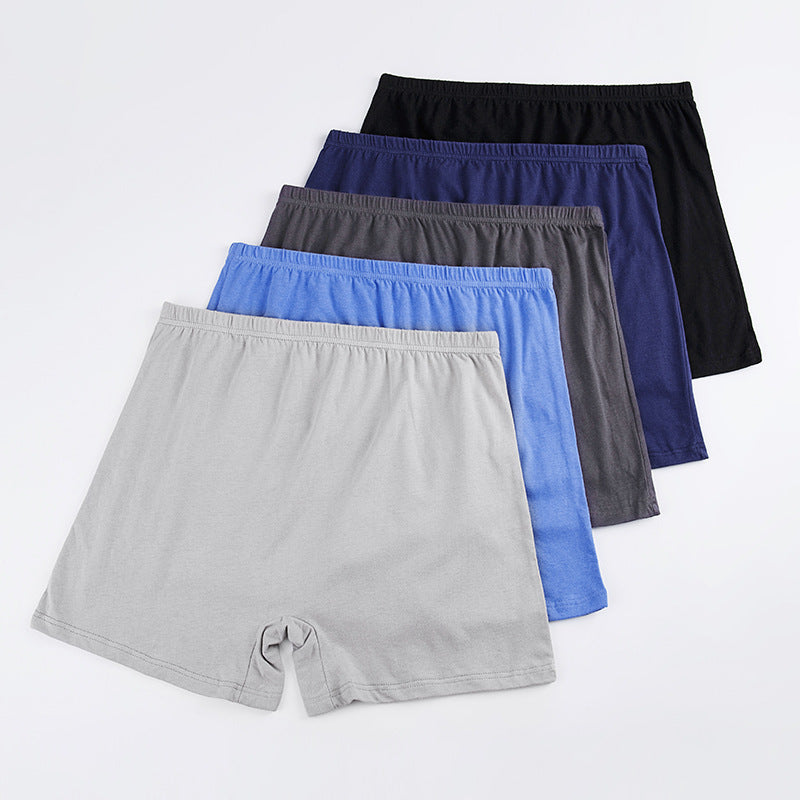 Hög midja Plus Size bomullsunderkläder Herrboxers