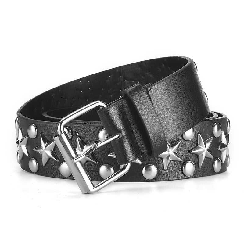 Women's Fashion Needle Buckle Versatile Punk Style Belt - Rebellious Edge