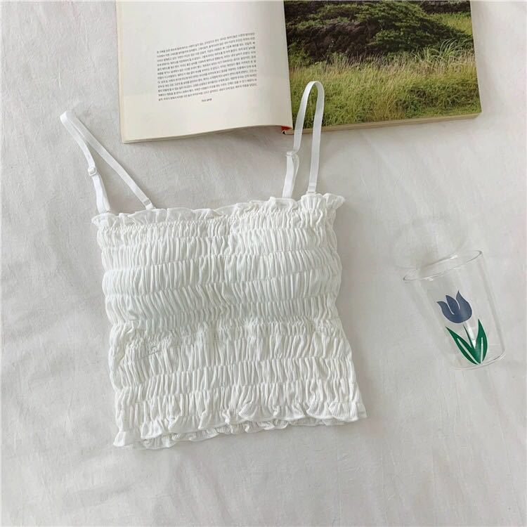 Dammode omlott bröst Camisole Bottenväst
