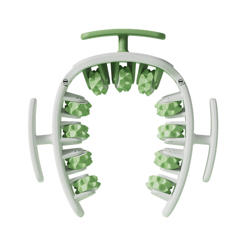 Multifunktionell Manuell Rund Massager Roller Fitness Midja Rumpa Muskler Ben Gripper Stovepipe Lår Avtagbar Massage Gym Tool Skönhet Hälsa