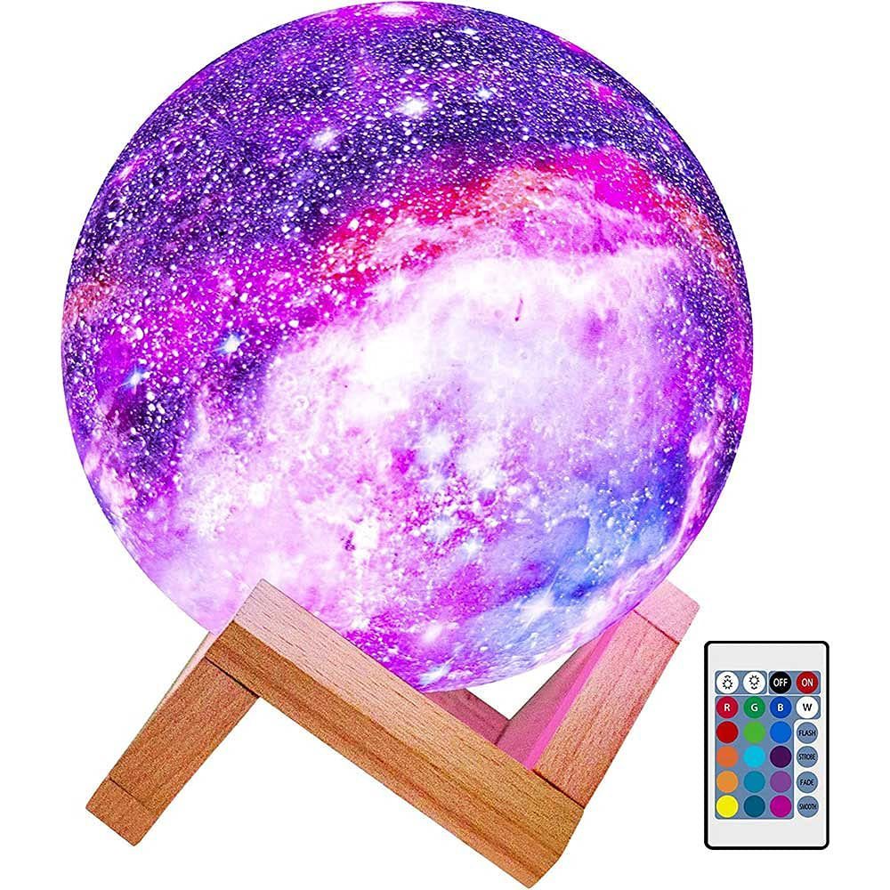 3D-utskrift Moon Light Galaxy Light