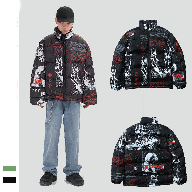 Vêtements en coton épais pour hommes et femmes, impression créative personnalisée