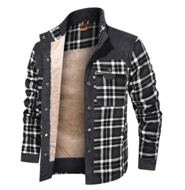 Manteau militaire épais en polaire pour homme, manteau d'automne et d'hiver, vêtements de marque