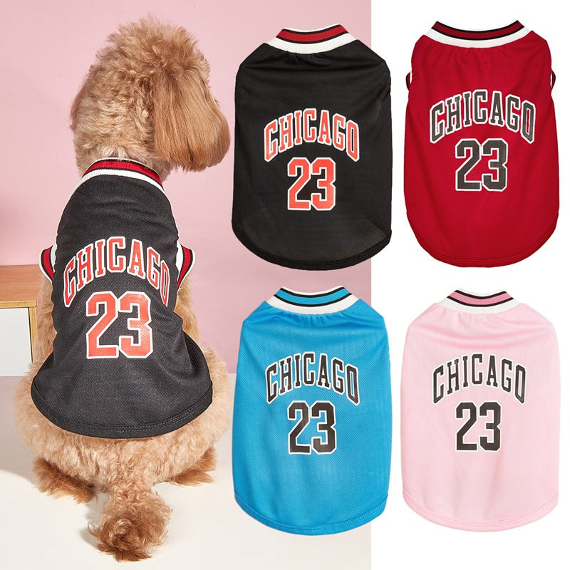 Vêtements pour animaux de compagnie, gilet de basket-ball, vêtements pour chien
