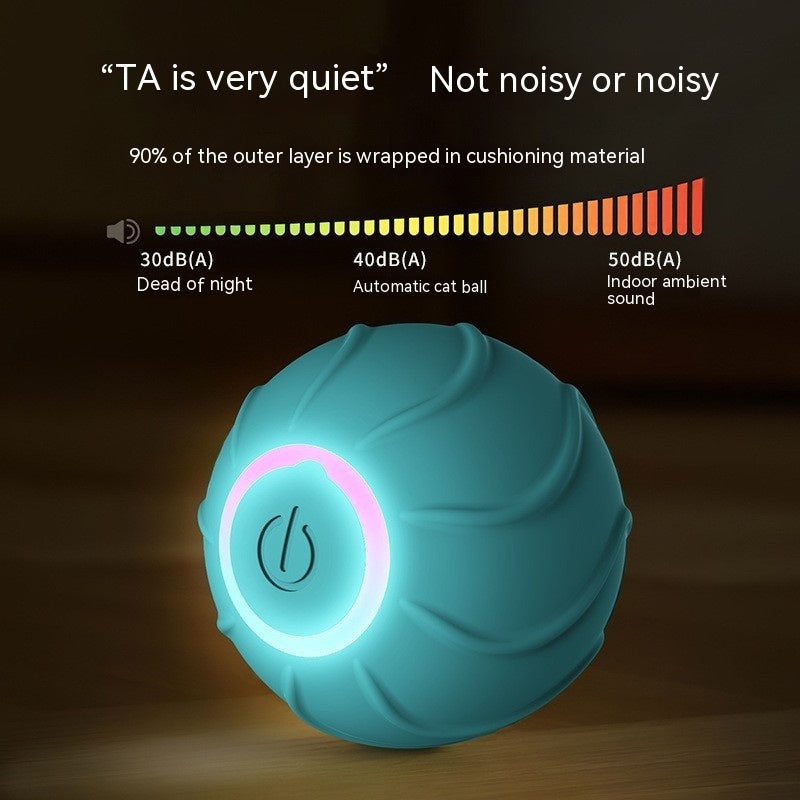 Smart Cat Toys Rolling Ball - Interactive Pet Toys Automatic Bouncing Ball USB