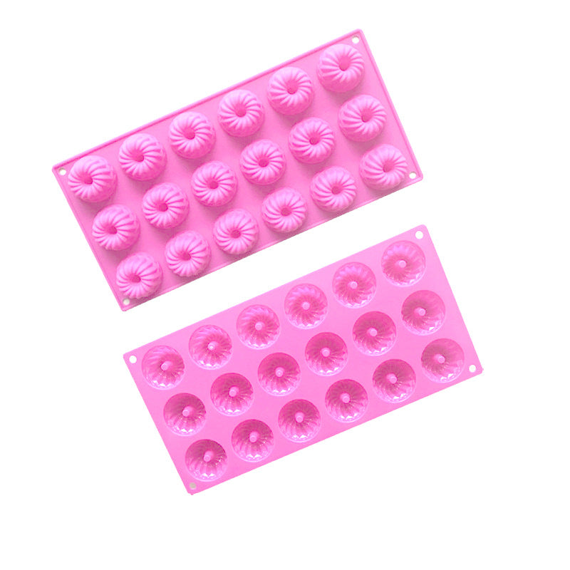 Kelilu – moule à gâteau en Silicone, 18 moules ronds en Mousse, pour Pudding et gelée, outils de cuisson