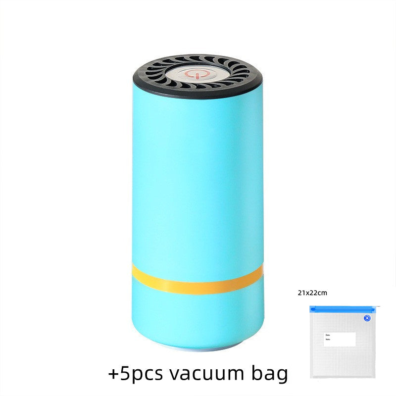 Nouveau Mini scelleur sous vide cuisine Portable USB pompe à air électrique conservation de la fraîcheur Machine de scellage sous vide Portable emballeur d'emballage pour la maison