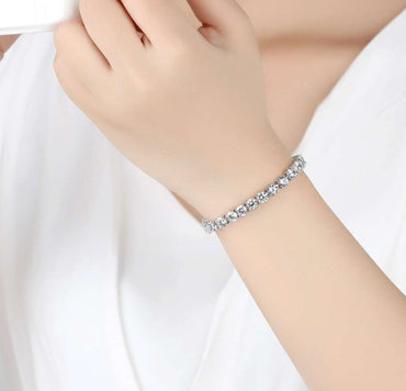 Cubic Zirconia Tennis armband & Armband för kvinnor julklappar Nya mode dam smycken