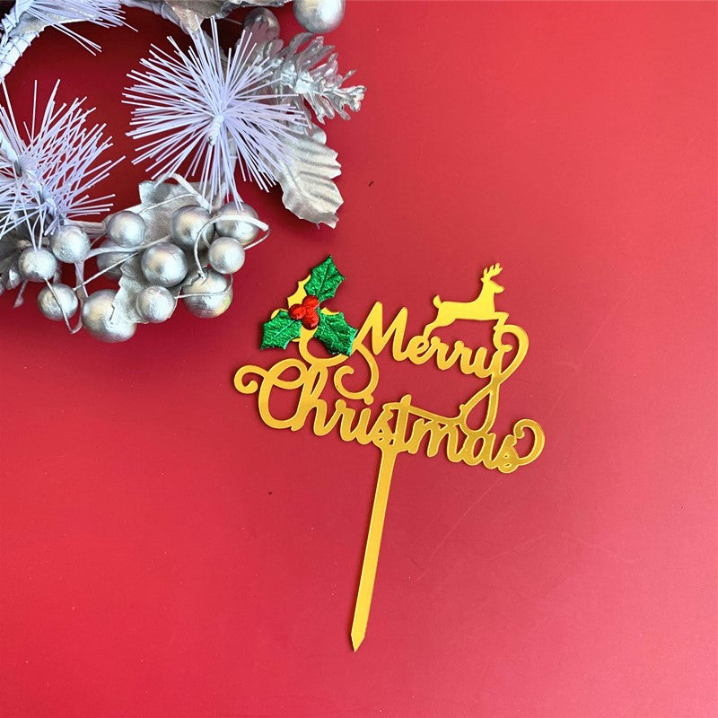 Préparez des décorations de gâteaux pour Noël