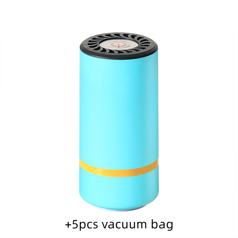 Nouveau Mini scelleur sous vide cuisine Portable USB pompe à air électrique conservation de la fraîcheur Machine de scellage sous vide Portable emballeur d'emballage pour la maison