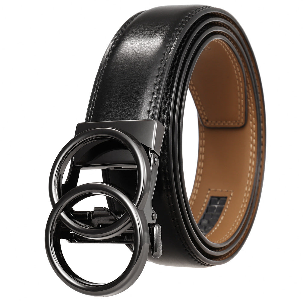 Men's Fashion Comfort Click Belt - Premium Metallic Buckles