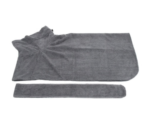 Absorbent Pet Bathrobe - Microfiber Dog Drying Coat with Adjustable Straps